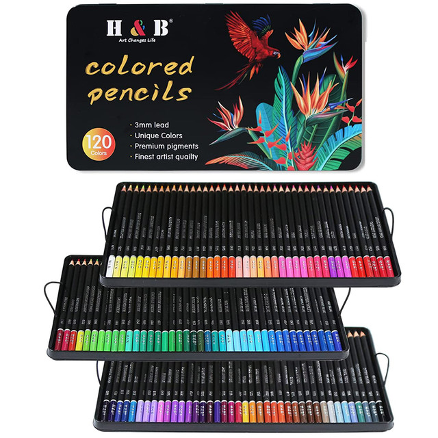 72/120Pcs Colored Pencils Drawing Pencil Set Oil Based Color Pencils  Professional Colouring Pencils for Adults Beginner with Box - AliExpress